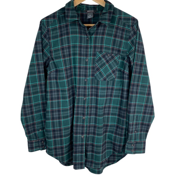 Outdoor Research Tops - Outdoor Research Womens Shirt Size Large Cedar Cove Tunic Green Button Front